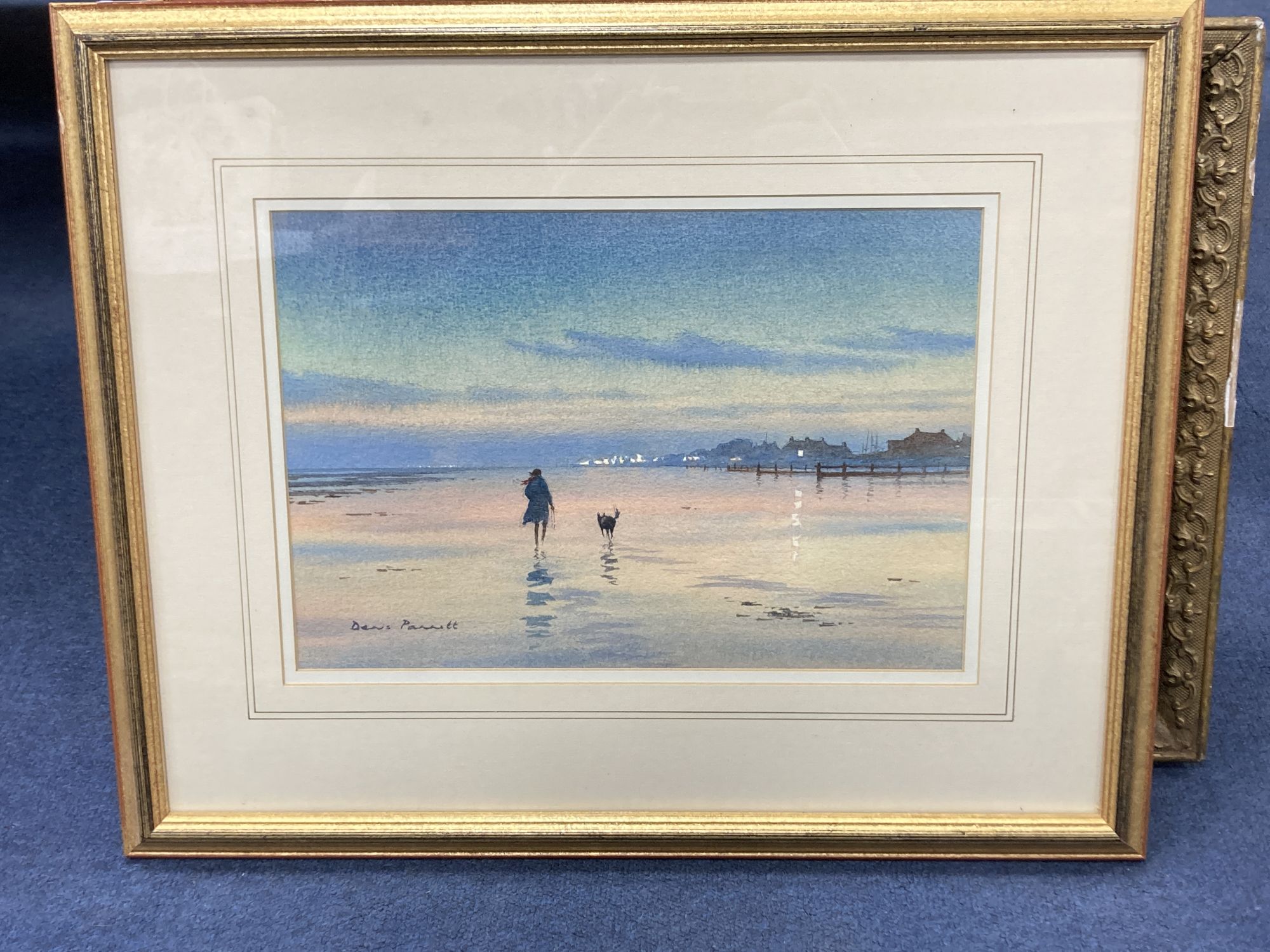 Denis Pannett (1939-), watercolour, Littlehampton Lights, signed, 23 x 34cm.